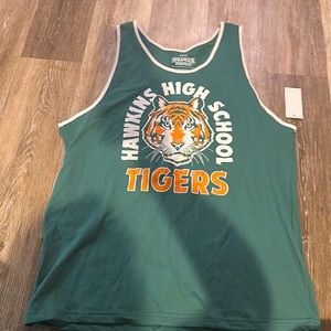 Hawks Highschool stranger things tank